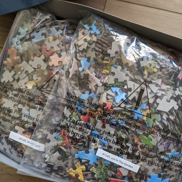 Serene Beauty 4 in 1  1000 Pieces Puzzle Set Sealed New Bit And Pieces Giana - Picture 3 of 4